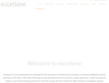 Tablet Screenshot of excellone.com.au